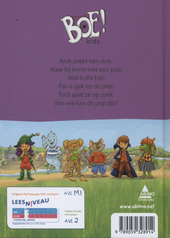 Pas en de pop / Boe!Kids achterkant
