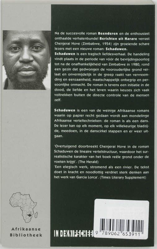 Schaduwen / Afrikaanse bibliotheek Schaduwen / Afrikaanse bibliotheek achterkant