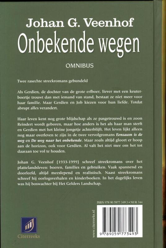 Onbekende wegen achterkant