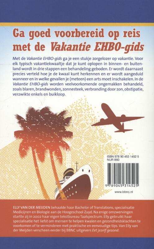 Vakantie EHBO-gids achterkant
