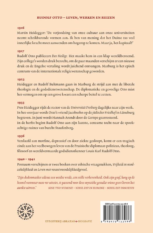 Rudolf Otto, biografie / Biografische kleinoden / 5 achterkant
