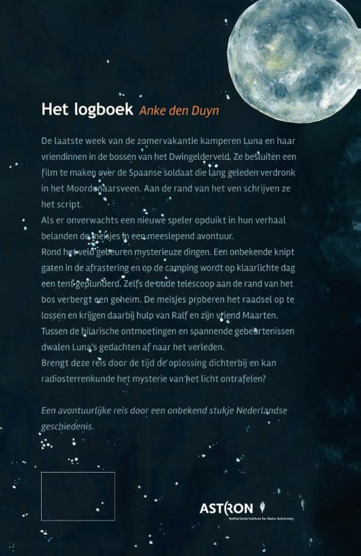 Het logboek achterkant