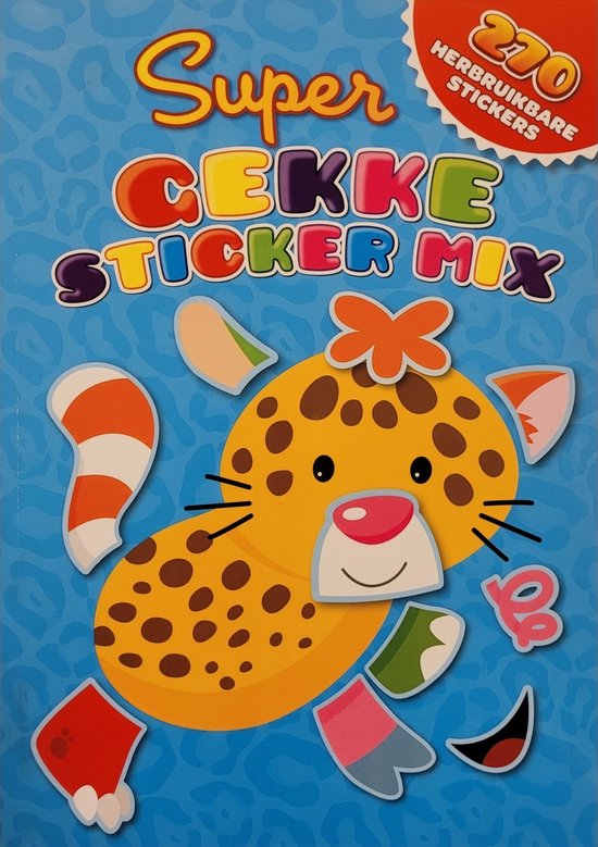 Super gekke sticker mix