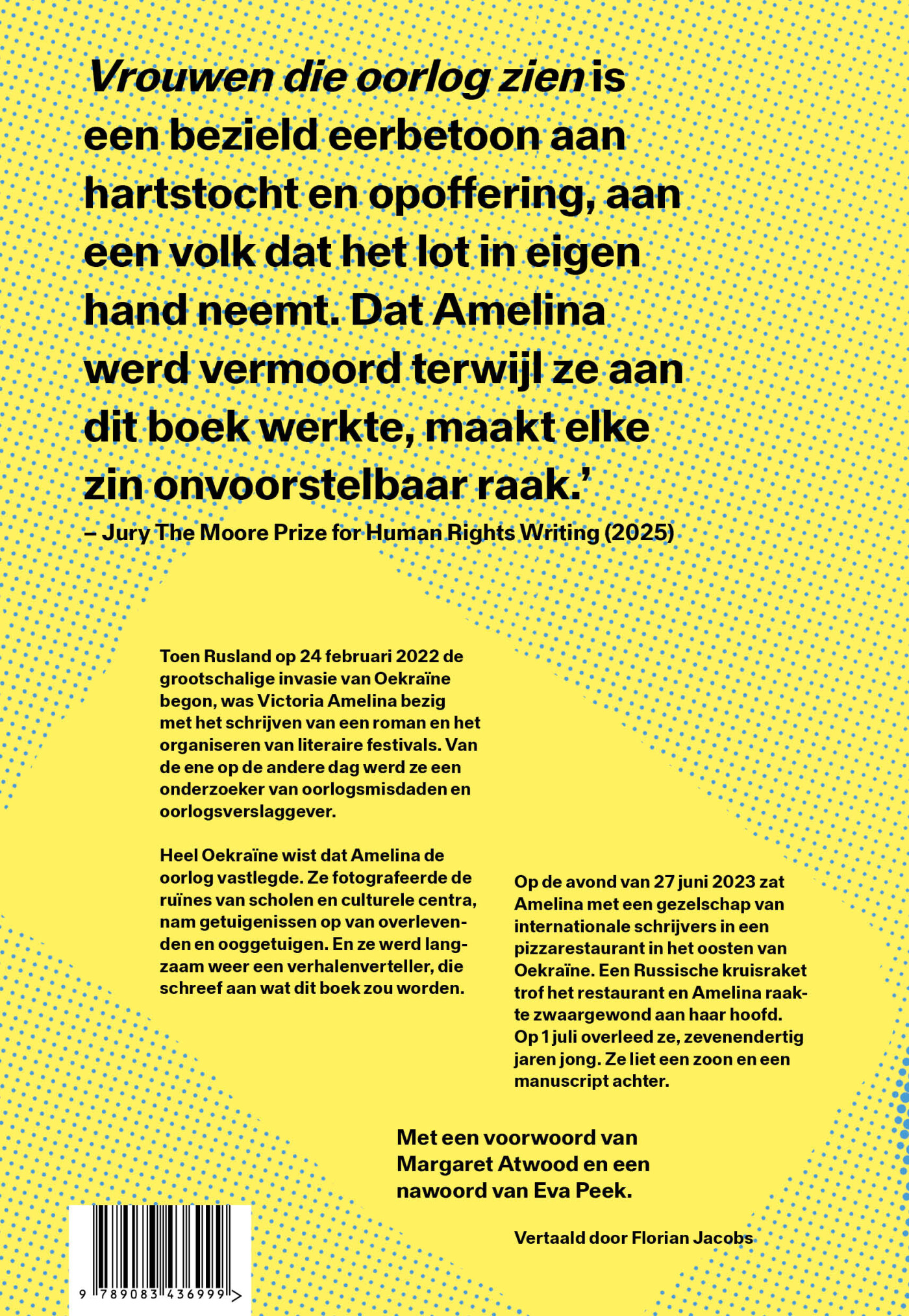 Vrouwen die oorlog zien achterkant