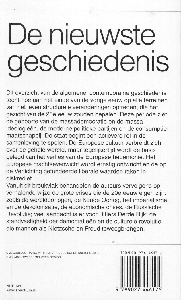 De nieuwste geschiedenis / Aula / 842 achterkant