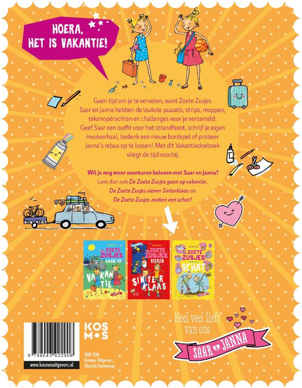 Het grote Zoete Zusjes vakantiedoeboek achterkant