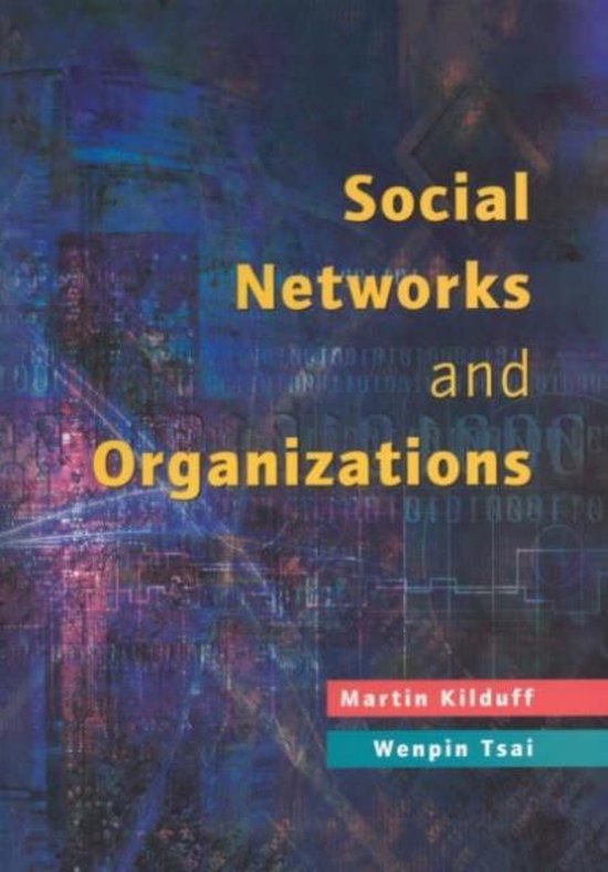 Martin Kilduff Social Networks And Organizations