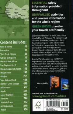 West Africa 7E Lonely Planet achterkant