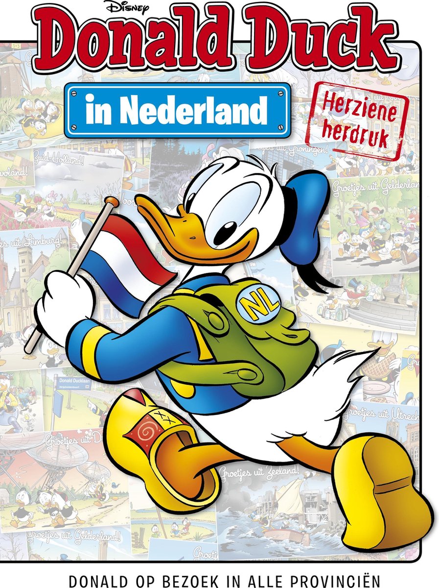boekenbalie_9789463054584_cover Donald Duck in Nederland - Donald Duck op bezoek in alle provinciën