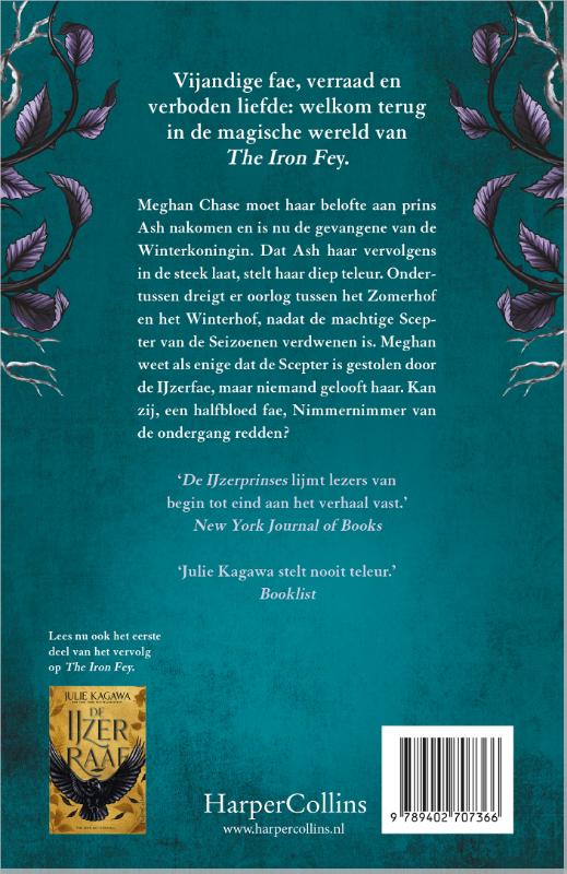 De IJzerprinses / The Iron Fey / 2 achterkant
