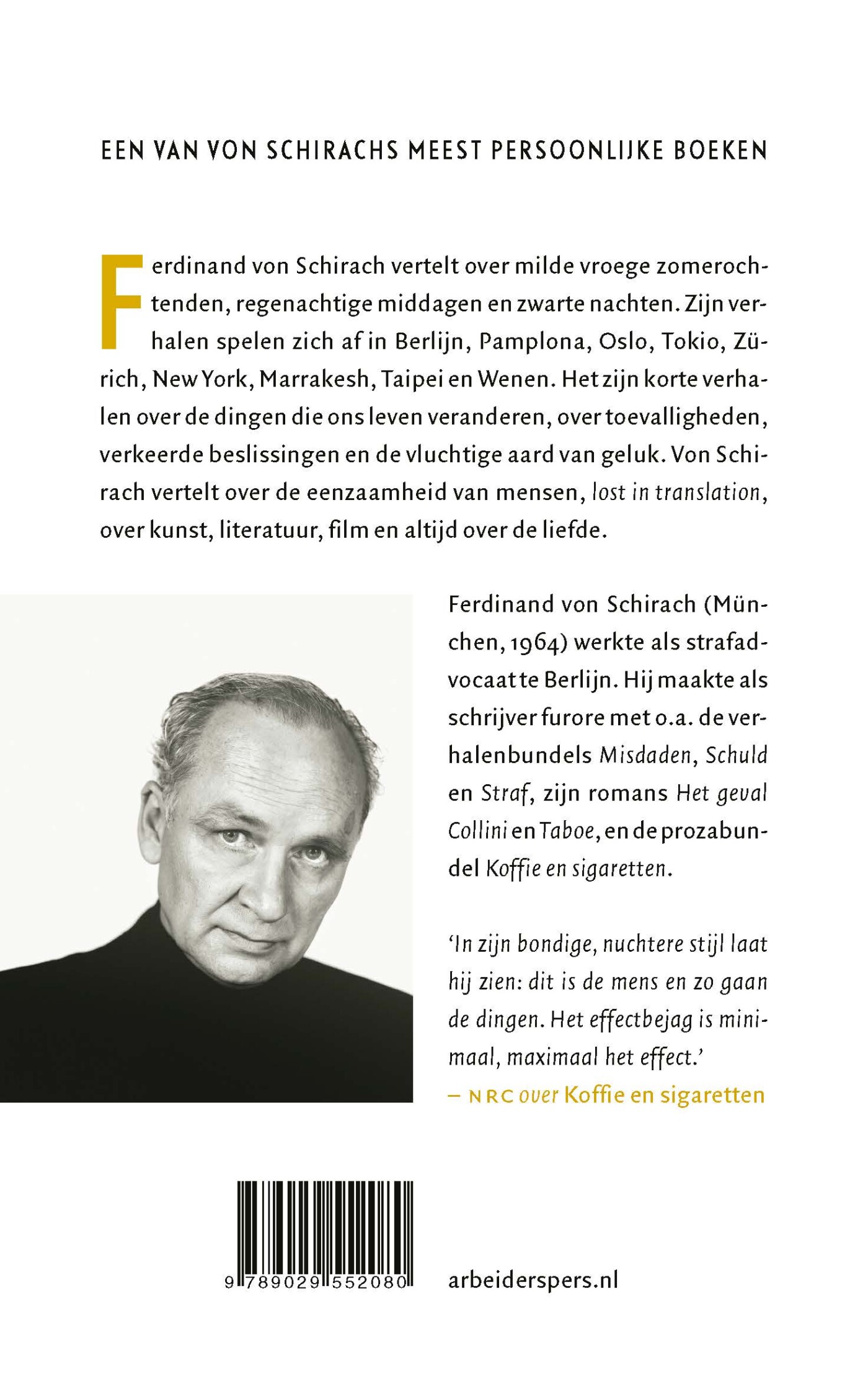 Namiddagen achterkant