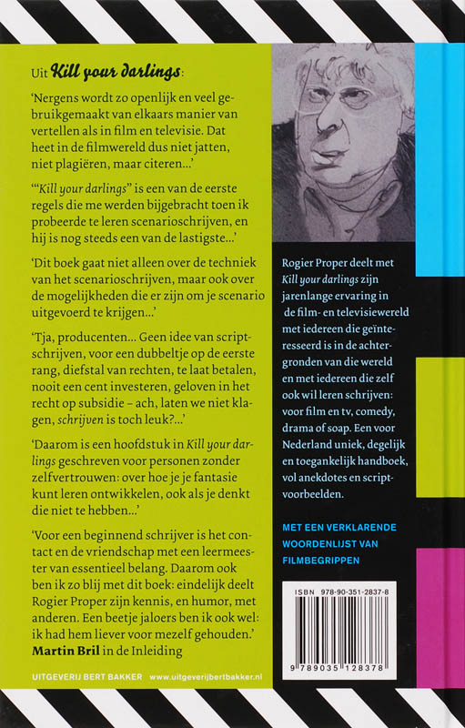 Kill your darlings achterkant