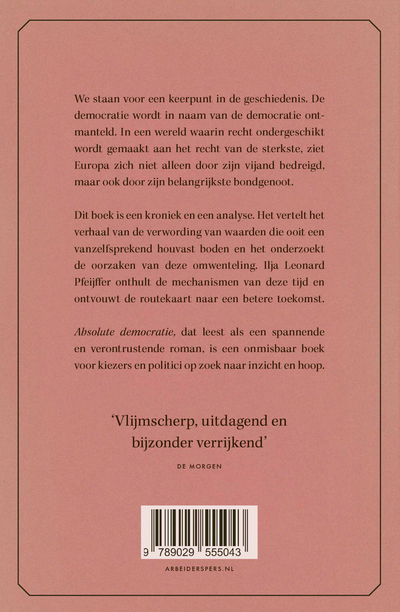 Absolute democratie achterkant