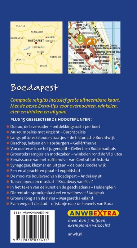 Boedapest / ANWB Extra achterkant