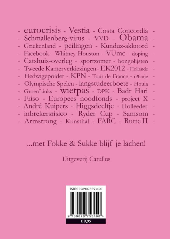 Fokke & Sukke - Het afzien van 2012 achterkant