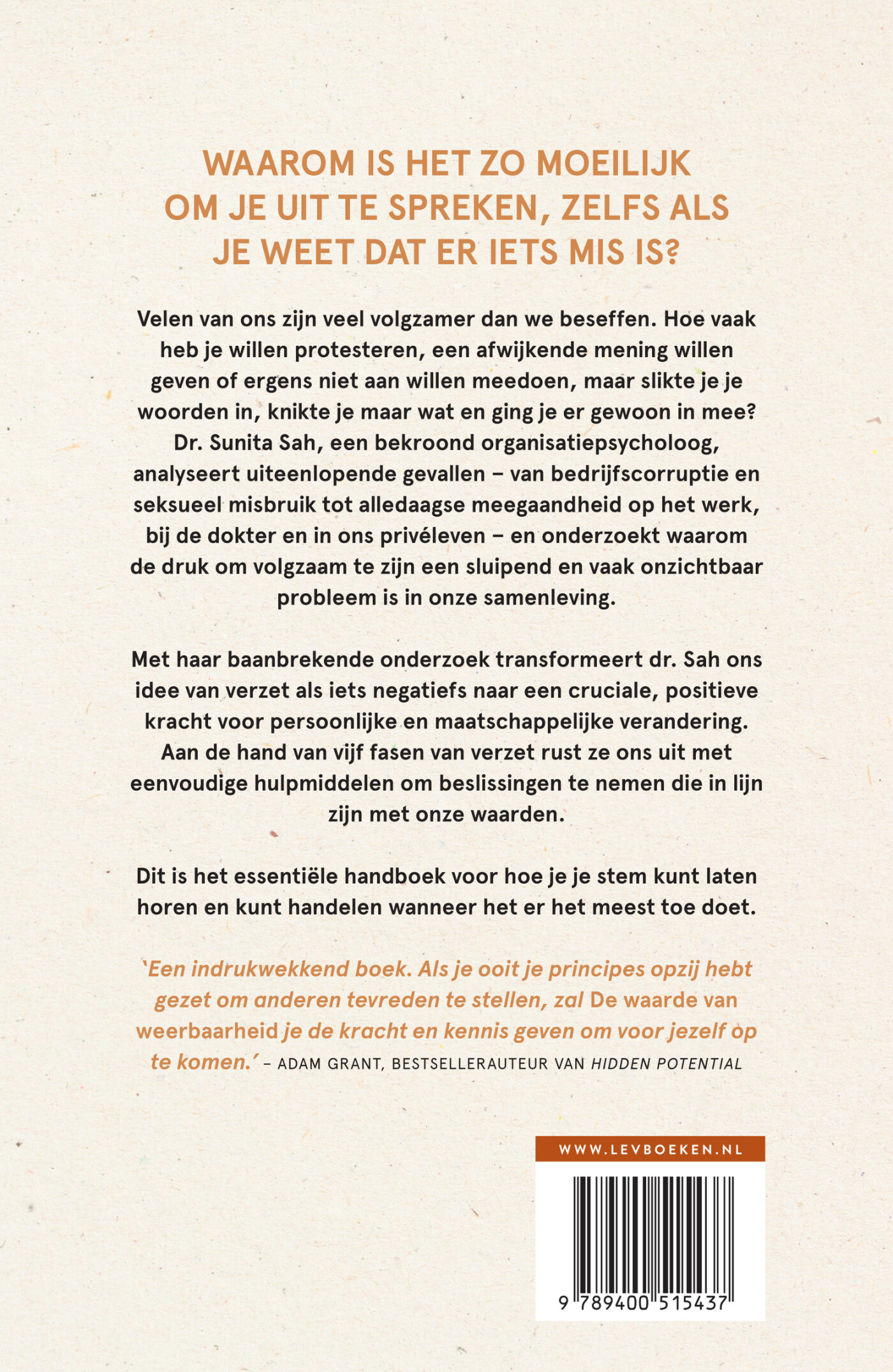 De waarde van weerbaarheid achterkant