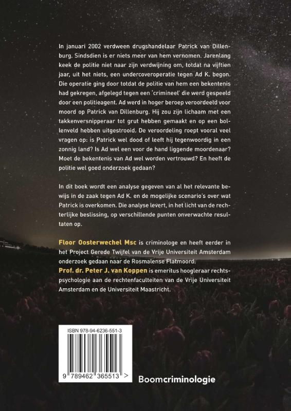Mister Big en de verdwijning van Patrick achterkant