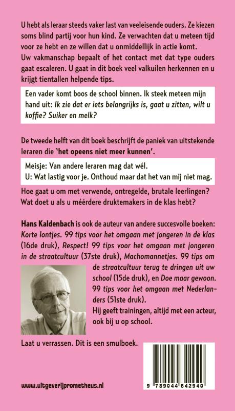 Lastige ouders, moeilijke leerlingen Lastige ouders, moeilijke leerlingen achterkant