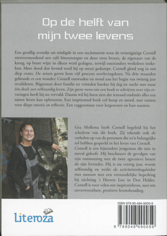Op de helft van mijn twee levens achterkant