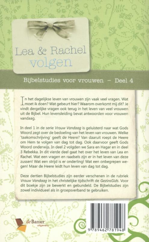 Lea en Rachel volgen / Vrouw vandaag / 4 achterkant