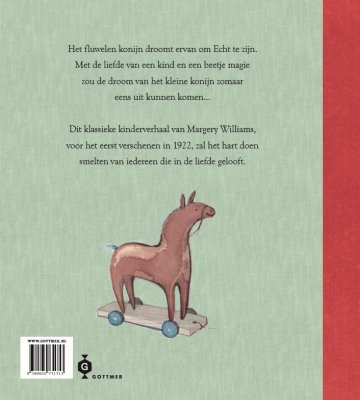 Het fluwelen konijn achterkant