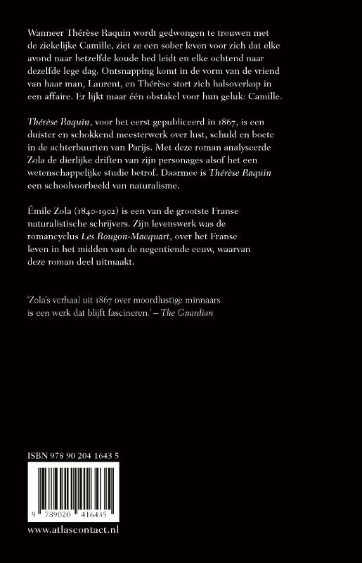 Thérèse Raquin / LJ Veen Klassiek / 1 Thérèse Raquin / LJ Veen Klassiek / 1 achterkant