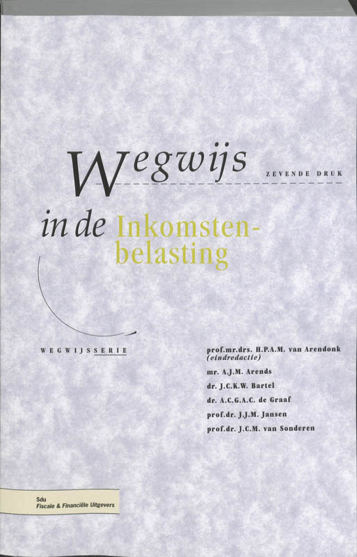 Wegwijs in de Inkomstenbelasting / Wegwijsserie