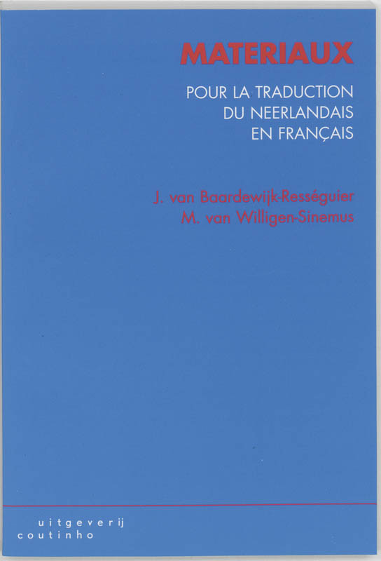 Materiaux pour la traduction du neerlandais en francais