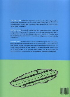 Zee van land Landschap achterkant