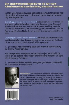 Grondleggers van de moderne wereld achterkant