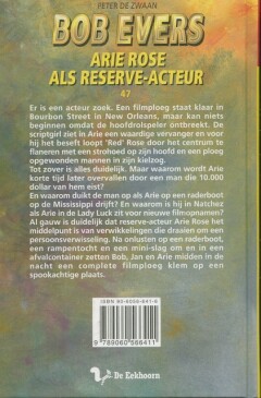 Arie Rose als reserve-acteur / Bob Evers-serie / 47 achterkant