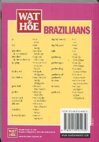 Wat & Hoe taalgids Braziliaans / Wat & Hoe taalgids achterkant
