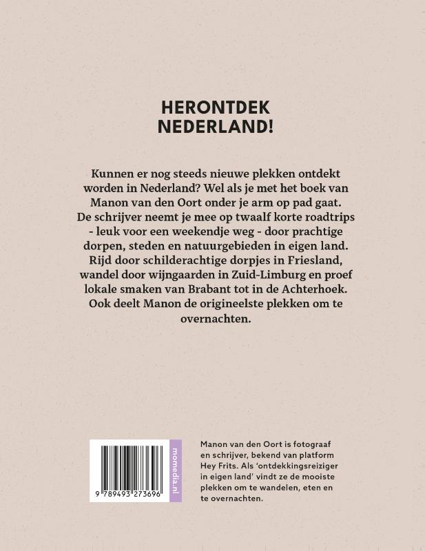 Hey Frits. 12 roadtrips door Nederland achterkant
