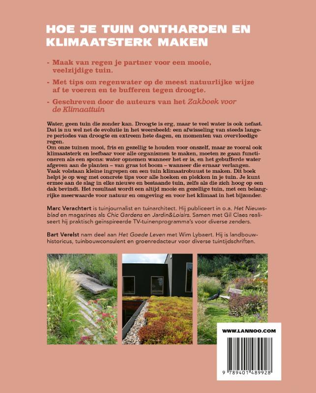 Zakboek voor de sponstuin achterkant