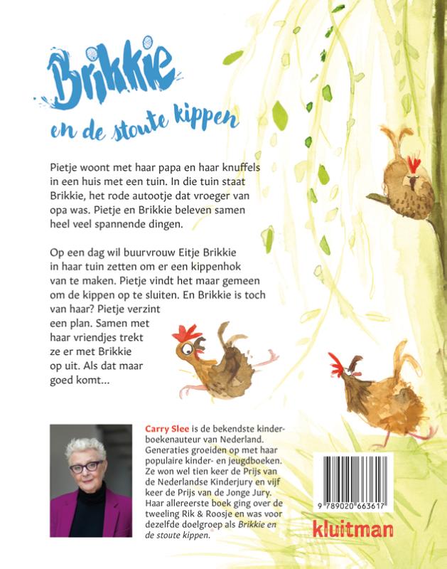 Brikkie en de stoute kippen / Brikkie achterkant