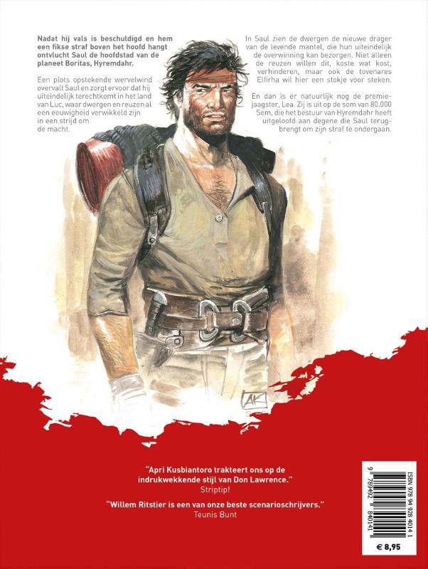 De levende mantel / Saul / 1 achterkant