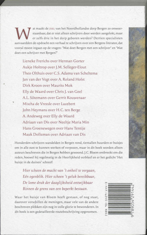 Hier scheen 't geluk bereikbaar Hier scheen 't geluk bereikbaar achterkant