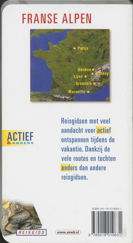 Franse Alpen / ANWB actief & anders achterkant
