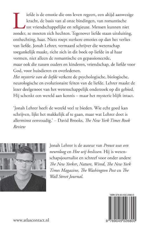 Het mysterie van de liefde Het mysterie van de liefde achterkant