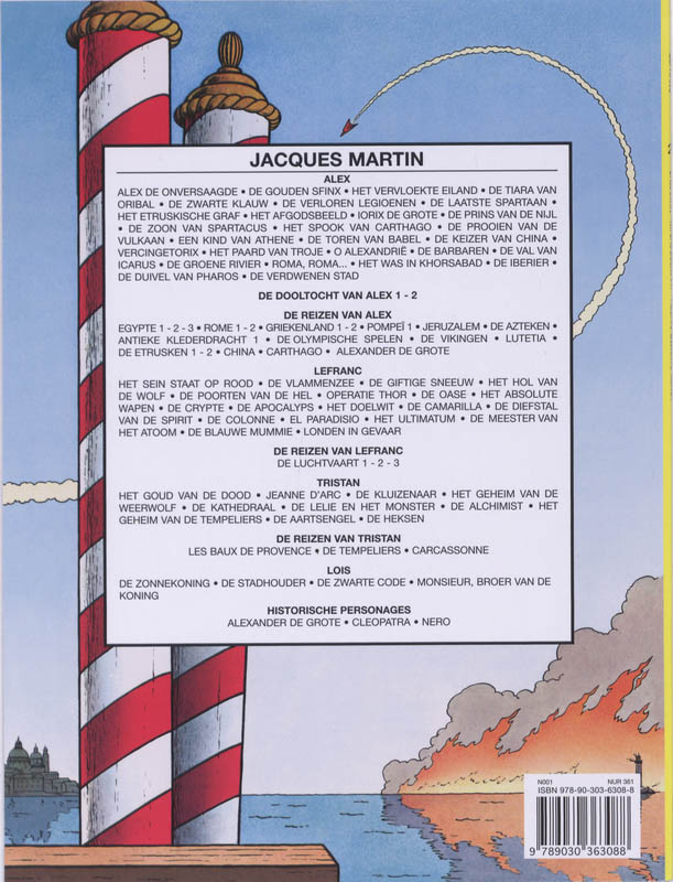 Zwarte kerst / Lefranc / 20 achterkant