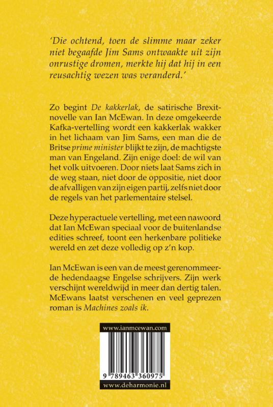 De kakkerlak achterkant