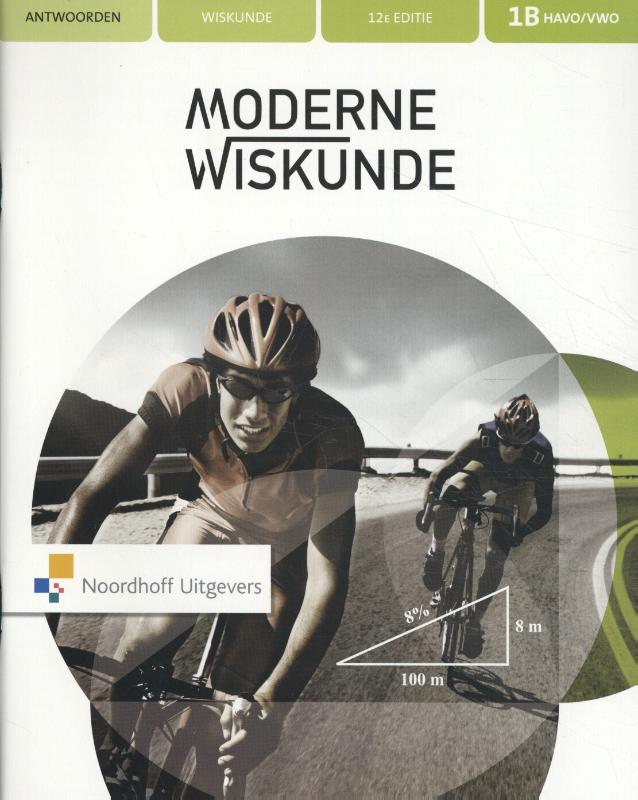 Moderne Wiskunde havo/vwo 1b antwoordenboek