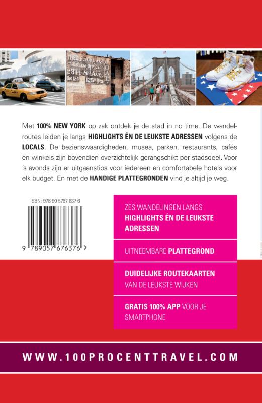 100% New York / 100% stedengidsen achterkant