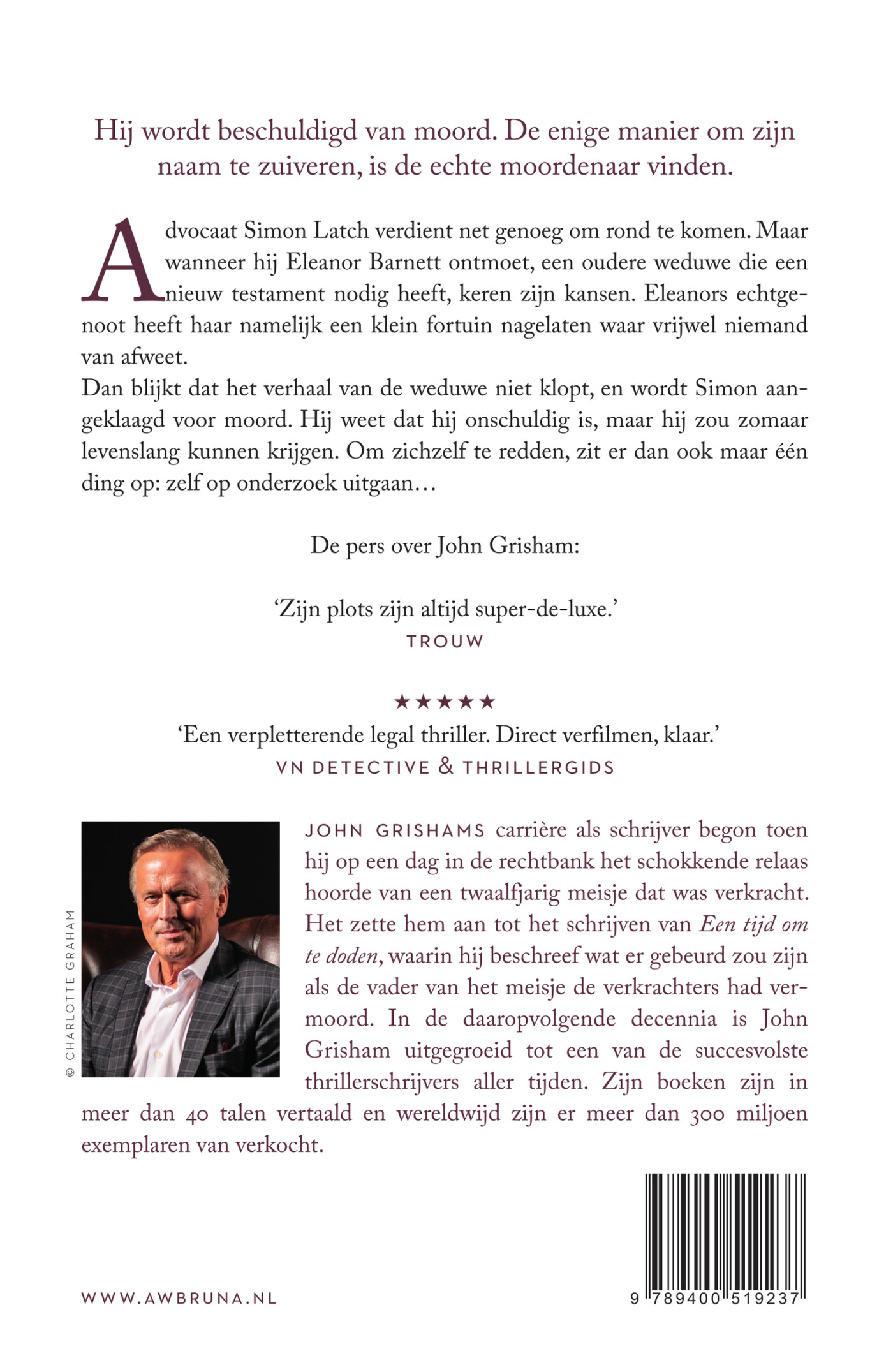 De weduwe achterkant