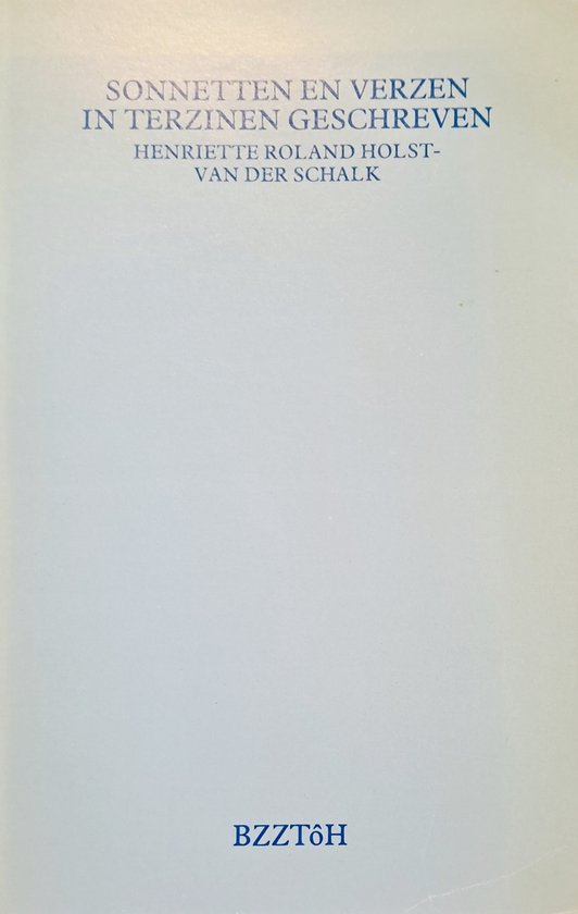 Sonetten en verzen in terzinen