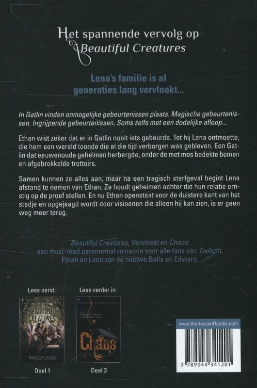 Vervloekt / Caster kronieken / 2 achterkant