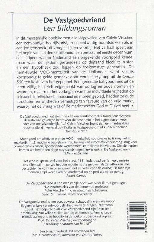De vastgoedvriend achterkant