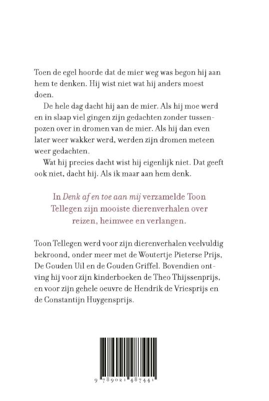 Denk af en toe aan mij achterkant