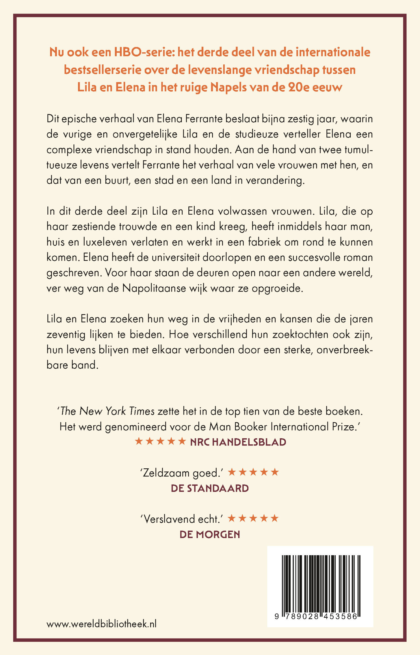 De geniale vriendin 3 - Wie vlucht en wie blijft achterkant