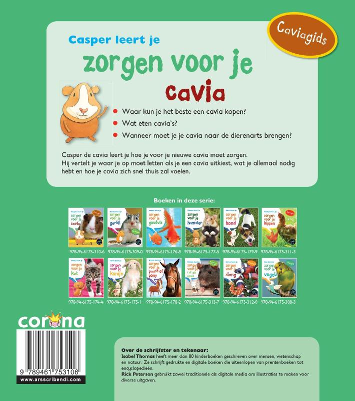 Casper leert je zorgen voor je cavia / Mijn eerste docuboek achterkant